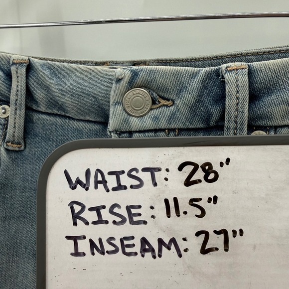 Free People We The Free High Waisted Skinny Jeans Womens 28 Blue Denim OBII33447 - Picture 9 of 9